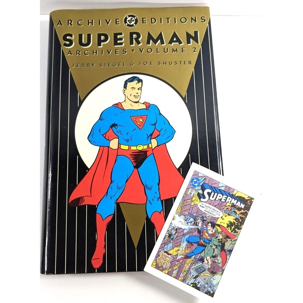 DC Archive Editions Superman Archives Vol 2 Hardcover & Bonus 1990 Mini-Comic